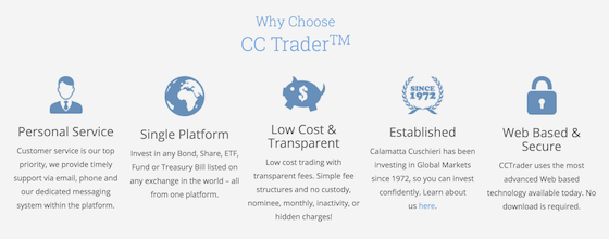 ccTrader Vorteile